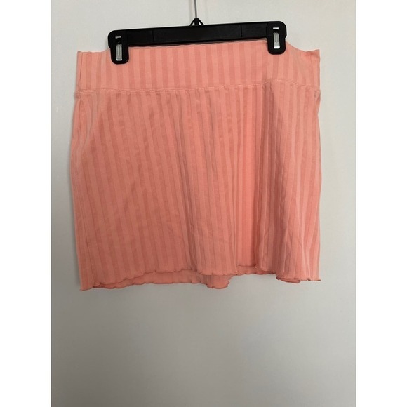 Offline by Aerie OG Groove Lettuce Hem Skirt Coral XL NWT - Picture 3 of 9